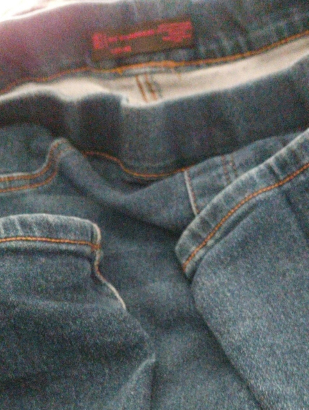 #92  jeans stretchy size Large 11-13